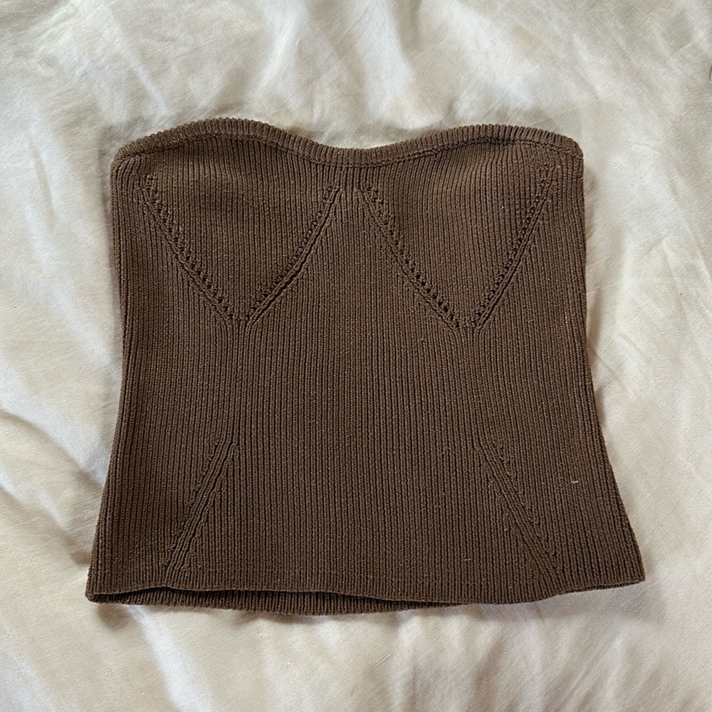 L’Academie knit tube top